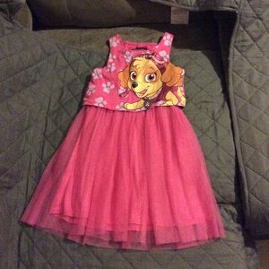 Paw Patrol tulle girl 5T dress